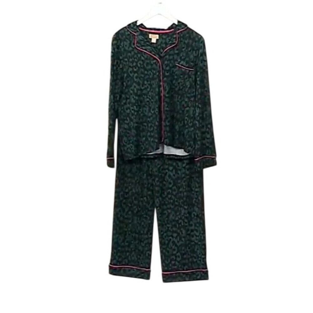 Sunday Brunch Pajama Set Size XL Pillow Soft Notch Collar Dry Bruch Animal NEW